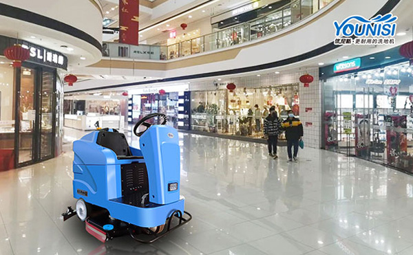 吳中SM廣場再次采購U700全自動駕駛式洗地機做保潔